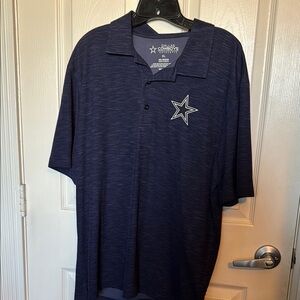 NFL Blue Polo Shirt with Star Emblem